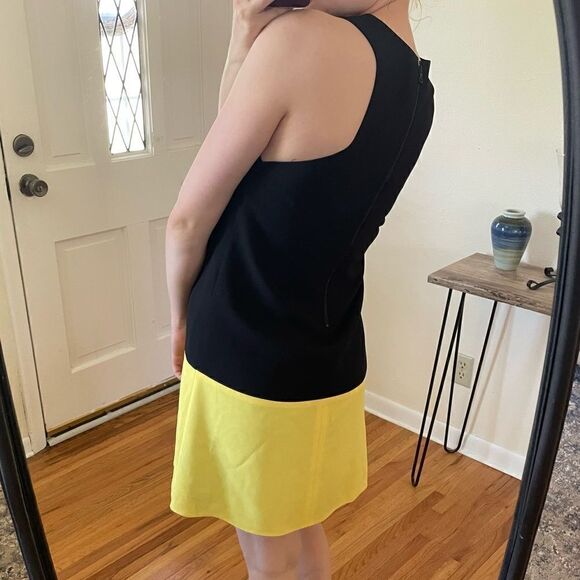 Alice + Olivia Dorma Color Block Sleeveless Shift Dress - Picture 2 of 7